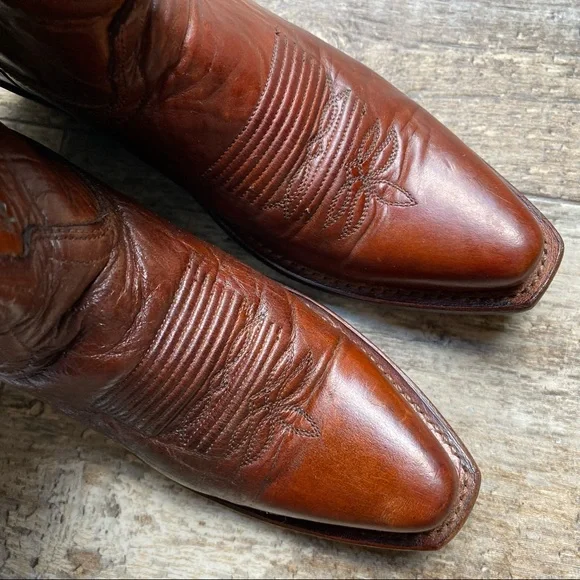 EUC - Old West Barnwood Vintage Turquoise Boots - Picture 5 of 11